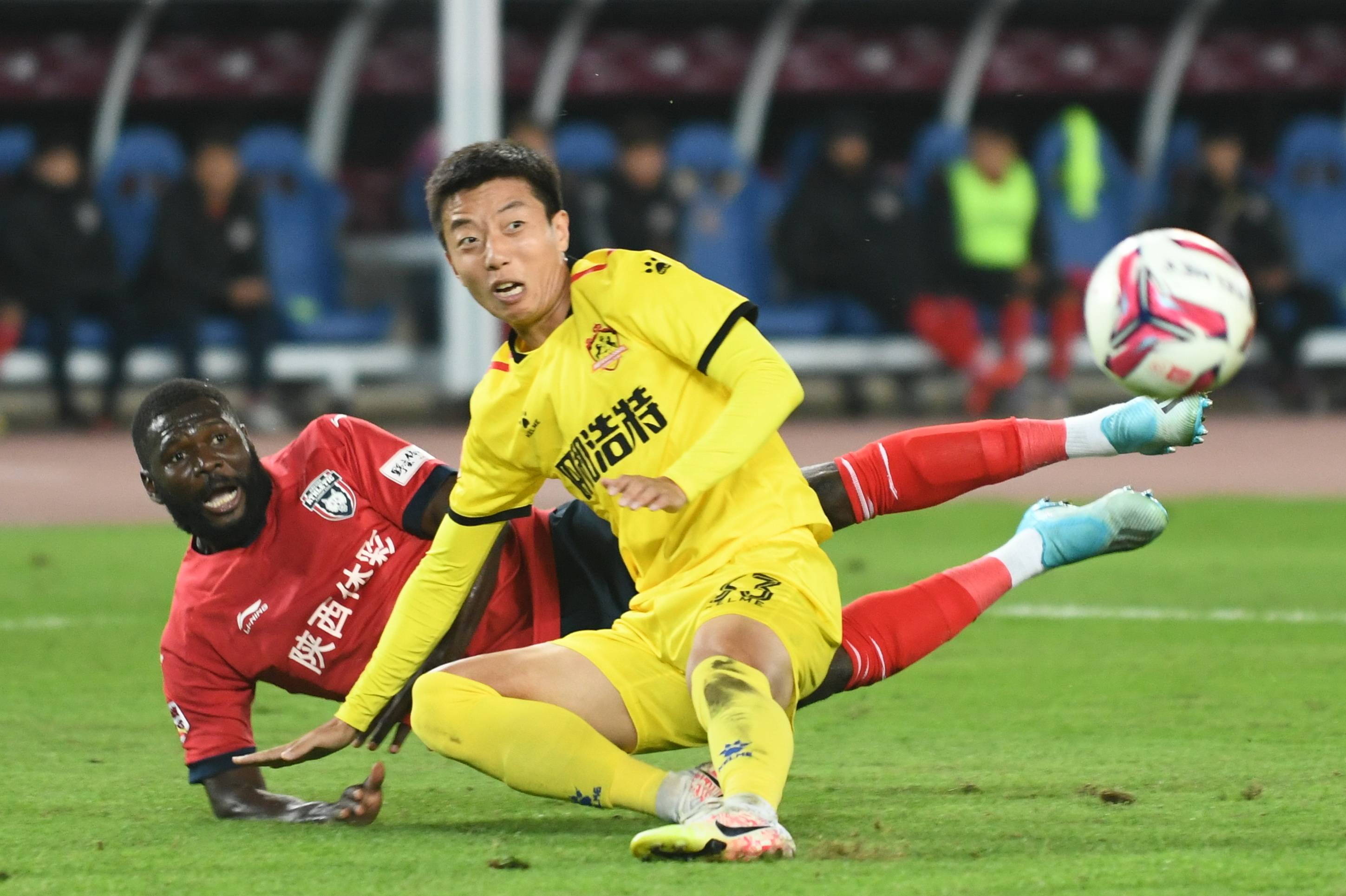 
足球——中甲：陕西大秦之水战平呼和浩特队【火狐电竞官网】(图4)